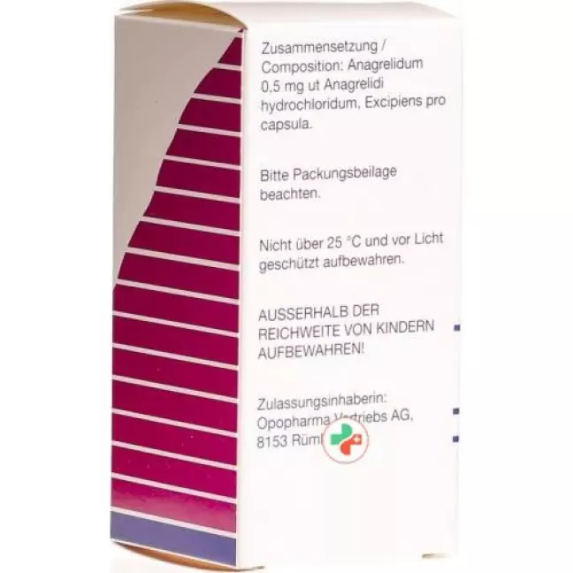 Xagrid 0.5 mg 100 Kaps Xagrid 0.5 mg 100 Kaps