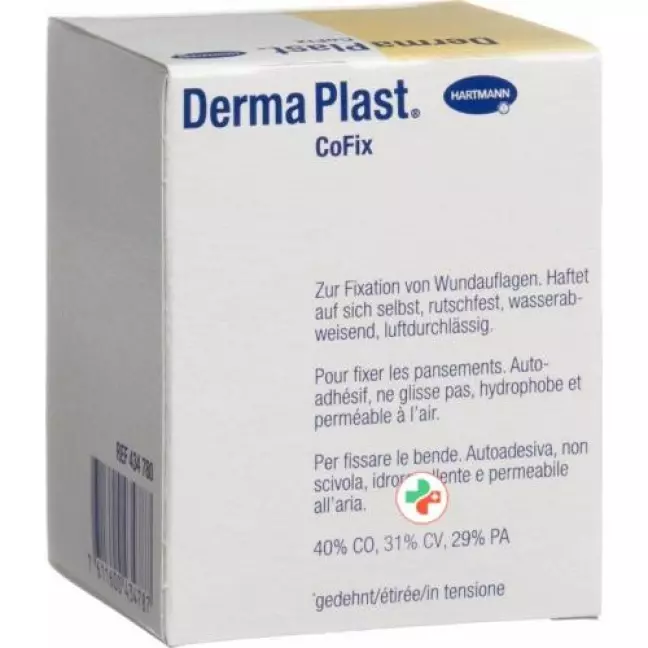 Dermaplast Cofix марлевый бинт 2.5смx4m Weiss 2 штуки