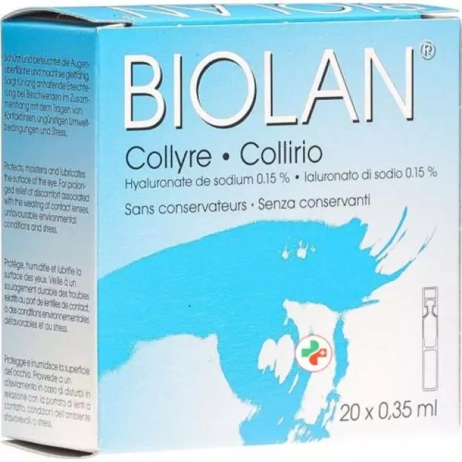 Biolan Gtt Opht 20 монодоз 0,35 мл