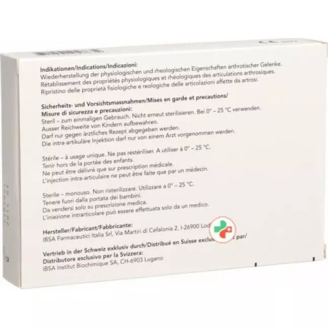 Sinovial Inj Lös 0,8% 3 Fertspr 2 мл