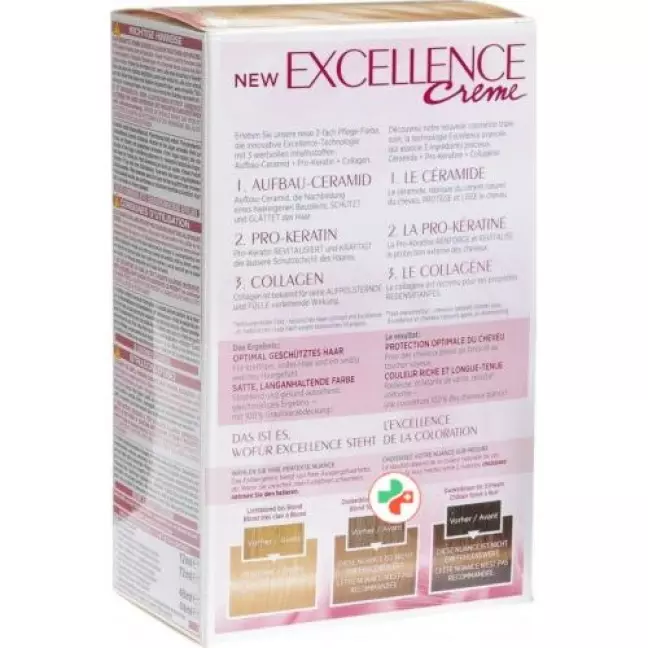 EXCELLENCE Creme Triple Prot 9 дуже світлий блондин