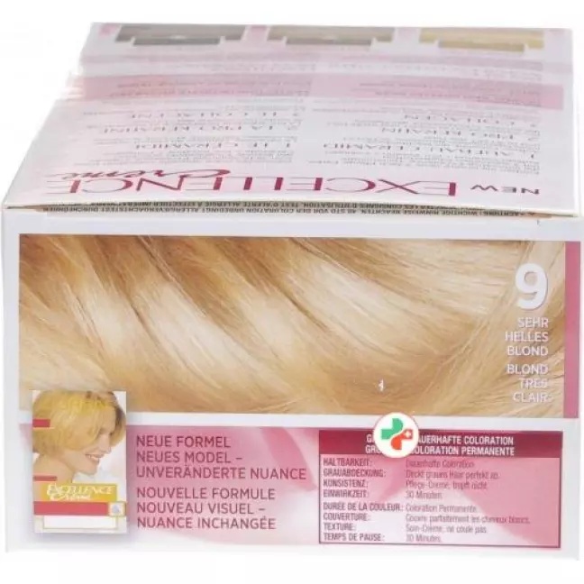 EXCELLENCE Creme Triple Prot 9 дуже світлий блондин