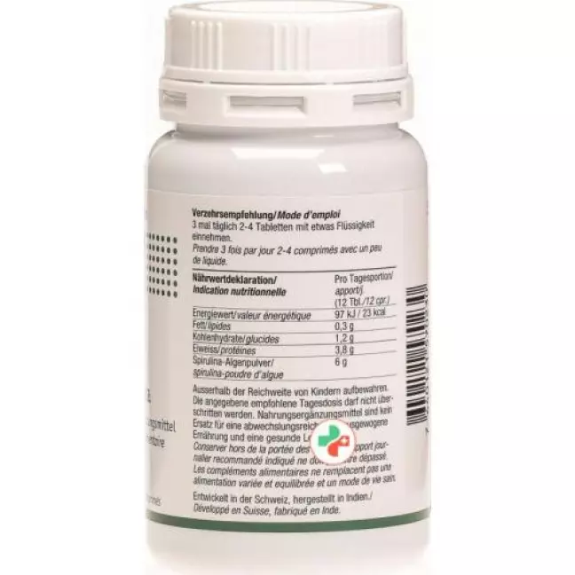 Burgerstein Spirulina Tablets Ds 180 шт
