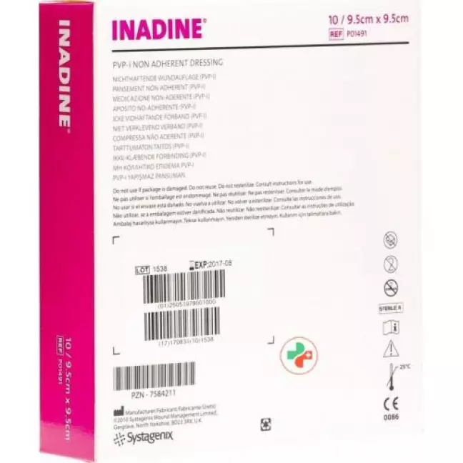 Let’s Protect Inadine Wundauflage 9.5x9.5см 10 пакетиков Let’s Protect Inadine Wundauflage 9.5x9.5см 10 пакетиков