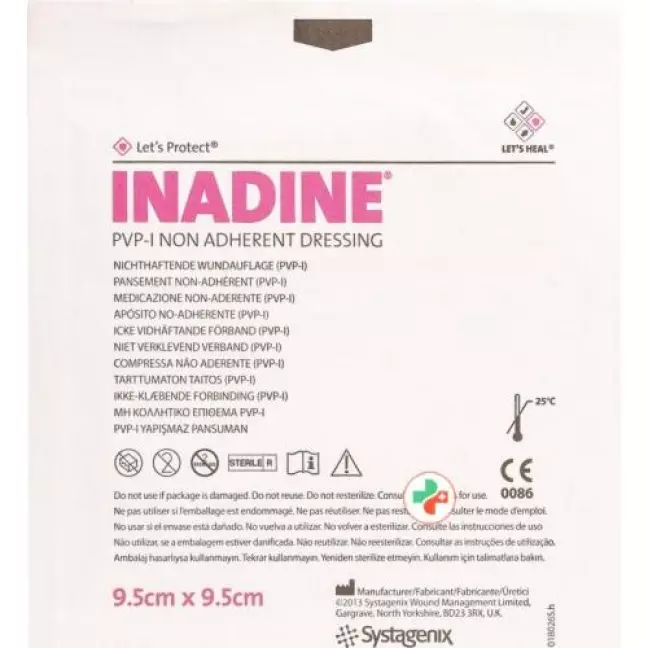 Let’s Protect Inadine Wundauflage 9.5x9.5см 10 пакетиков Let’s Protect Inadine Wundauflage 9.5x9.5см 10 пакетиков