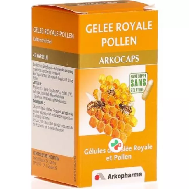 Arkocaps Royal Jelly Pollen Capsules Рослинні 45 шт