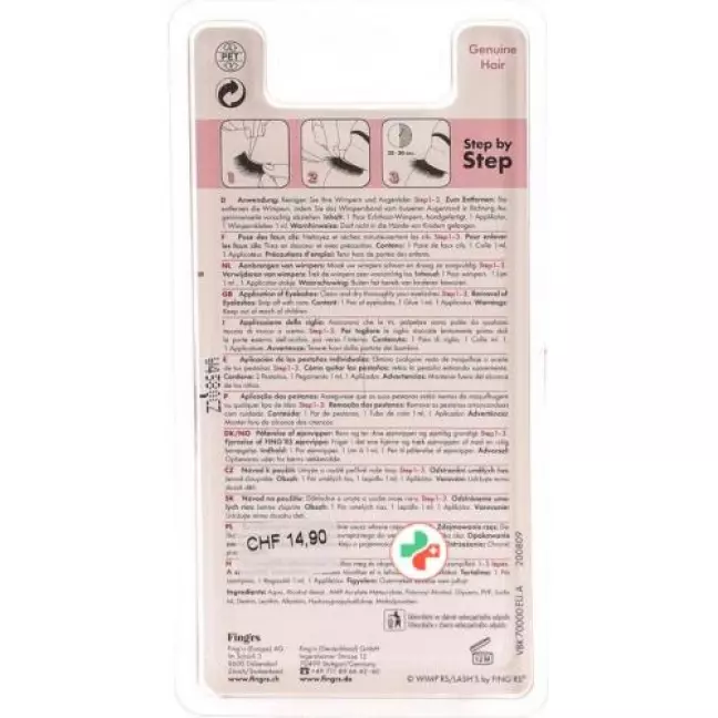 FINGRS real hair vies black 005 2 шт FINGRS real hair vies black 005 2 шт