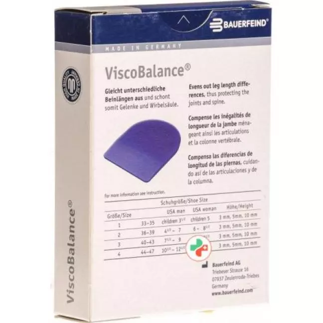 Підп'яткова подушечка ViscoBalance розмір 3 10 мм