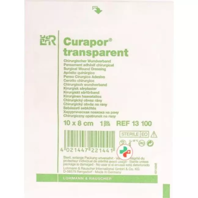Curapor повязка для ран 8x10см прозрачный 5 пакетиков Curapor повязка для ран 8x10см прозрачный 5 пакетиков