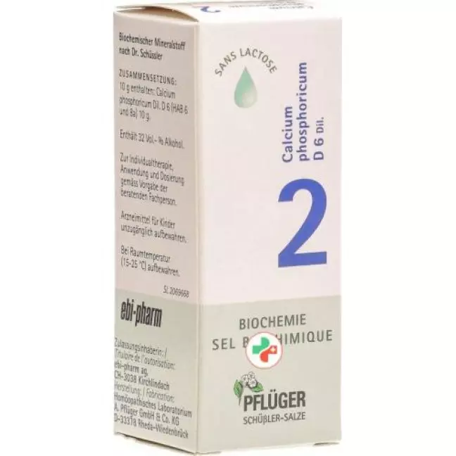 Pflueger Schussler Nr. 2 Calc Phos капли D 6 30мл Pflueger Schussler Nr. 2 Calc Phos капли D 6 30мл