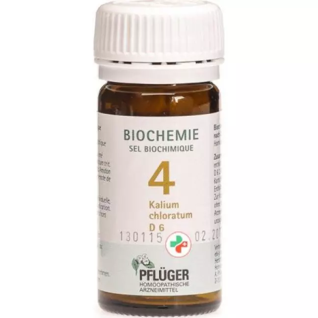 Pflueger Schussler Nr. 4 Kal Chlor в таблетках, D 6 25г Pflueger Schussler Nr. 4 Kal Chlor в таблетках, D 6 25г
