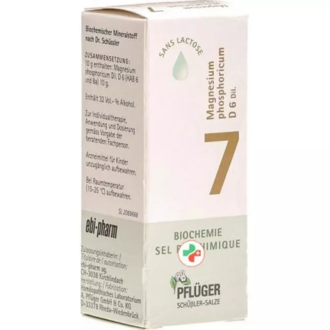 Pflueger Schussler Nr. 7 Magn Phos капли D 6 30мл Pflueger Schussler Nr. 7 Magn Phos капли D 6 30мл