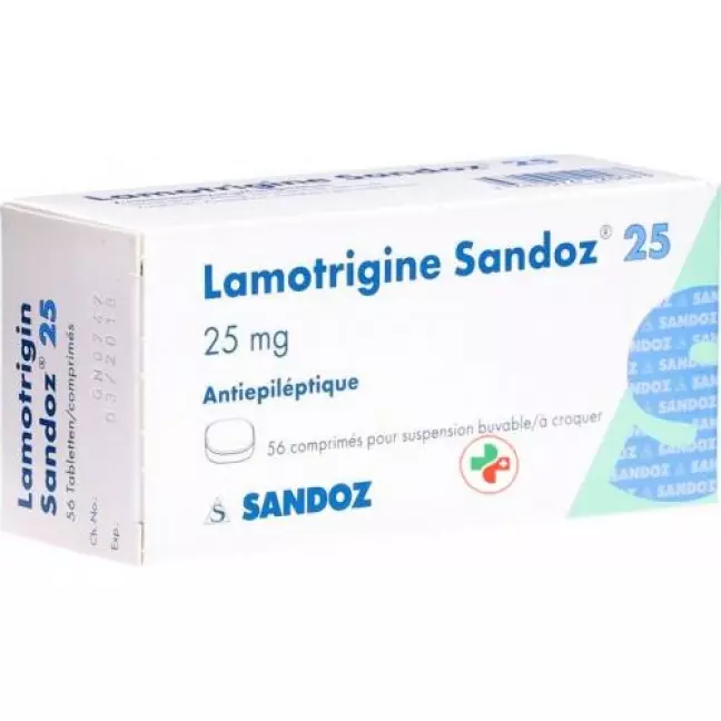 ЛАМОТРИГИН Sandoz Disp Tabl 25 мг ЛАМОТРИГИН Sandoz Disp Tabl 25 мг