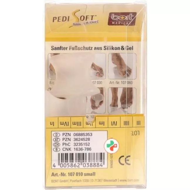 Bort Pedisoft Zehenspreizer Small 2 штуки Bort Pedisoft Zehenspreizer Small 2 штуки