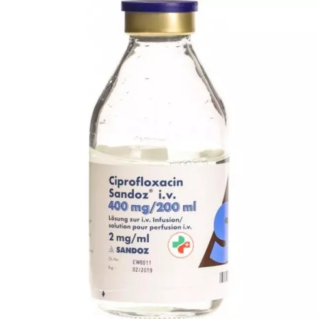Ciprofloxacin Sandoz 400 mg 200 ml Ciprofloxacin Sandoz 400 mg 200 ml