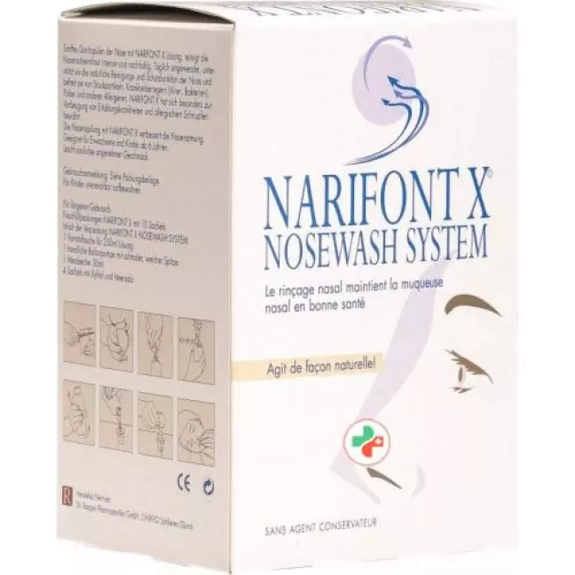 Narifont X Nosewash System 4 x 250 мл Narifont X Nosewash System 4 x 250 мл