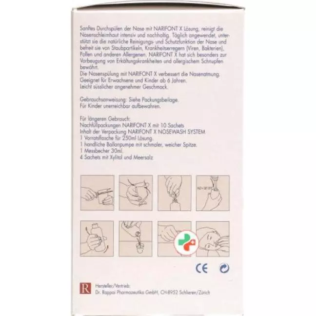 Narifont X Nosewash System 4 x 250 мл Narifont X Nosewash System 4 x 250 мл