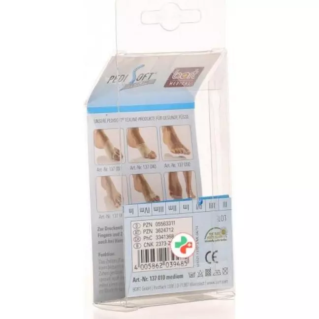 Bort Texline Zehen Fingerschutz-Pad M Bort Texline Zehen Fingerschutz-Pad M