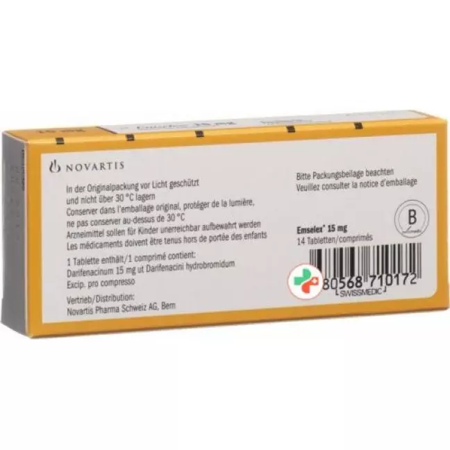 Emselex 15 mg 14 Retard tablets
