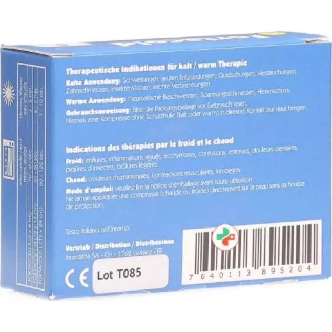 Fortacold Kalt Warm Mehrfachkompr 6x8см 2 штуки Fortacold Kalt Warm Mehrfachkompr 6x8см 2 штуки