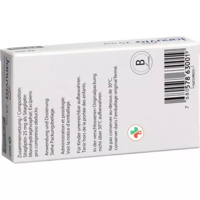 Januvia 25 mg 28 filmtablets Januvia 25 mg 28 filmtablets