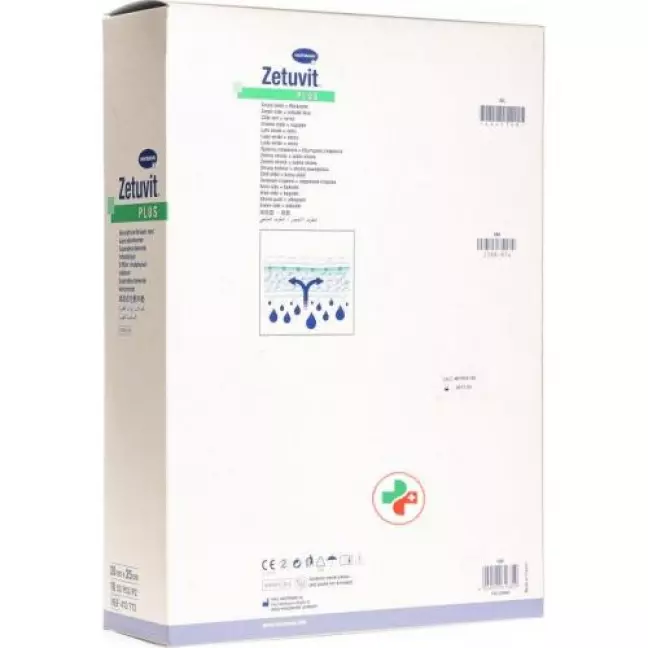 Пов'язка абсорбуюча Zetuvit Plus 20х25см 10 шт Пов'язка абсорбуюча Zetuvit Plus 20х25см 10 шт