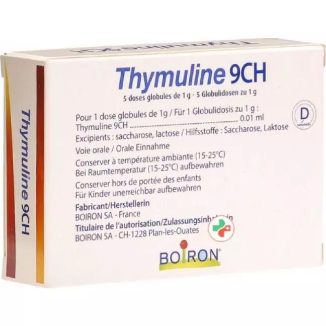 Boiron Thymuline Glob C 9 5 x 1 Dos Boiron Thymuline Glob C 9 5 x 1 Dos