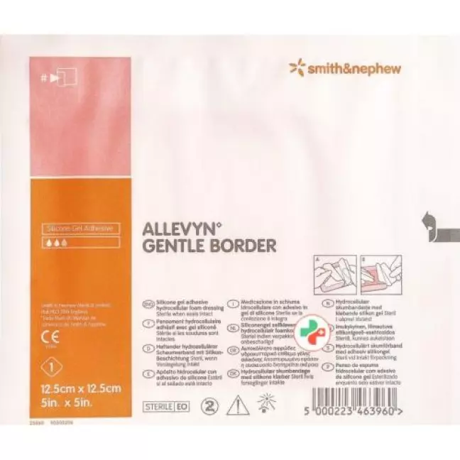 Allevyn Gentle Border повязка для ран 12.5x12.5см 10 штук Allevyn Gentle Border повязка для ран 12.5x12.5см 10 штук