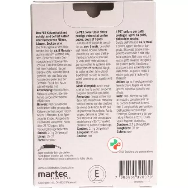 Martec Pet Care Pet Ungezieferhalsband Katzen