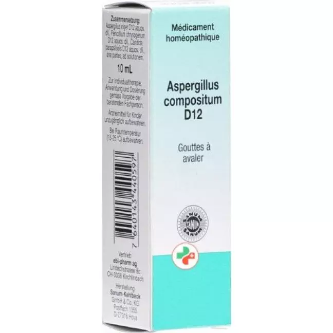 Sanum Aspergillus Compositum капли D 12 10мл Sanum Aspergillus Compositum капли D 12 10мл