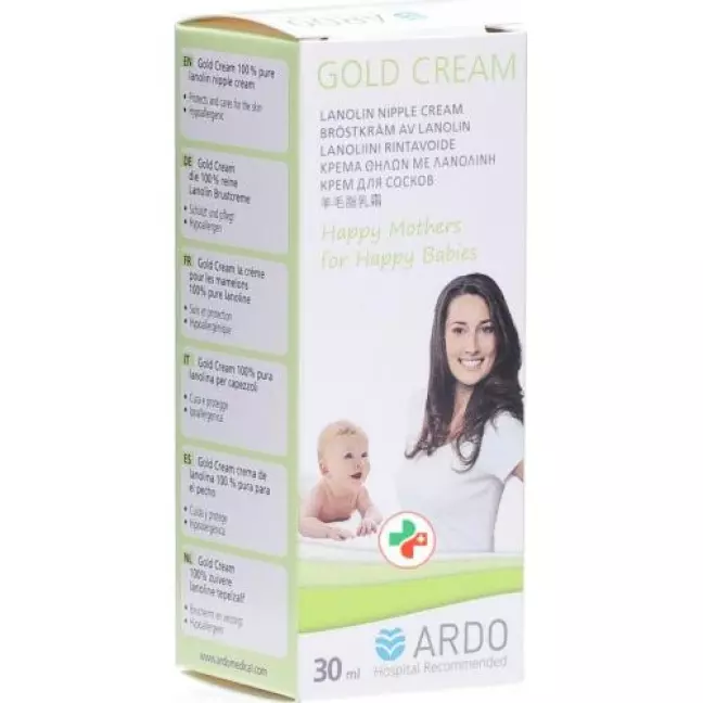 Goldcream Lanolin Brustcreme у тюбику 30мл