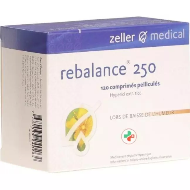 Rebalance плівка таблетки 250 мг 120 шт Rebalance плівка таблетки 250 мг 120 шт