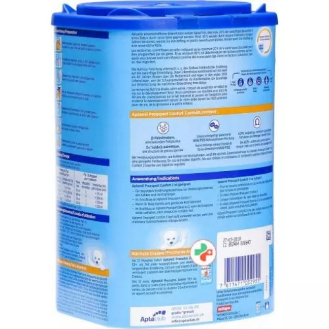 Milupa Aptamil Confort 2 Schoppen 800г Milupa Aptamil Confort 2 Schoppen 800г