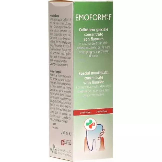 Emoform F Spezial Mundbad Konzentrat mit Fluor 250мл Emoform F Spezial Mundbad Konzentrat mit Fluor 250мл
