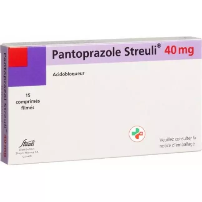 Пантопразол Streuli Filmtable 40 мг 15 шт Пантопразол Streuli Filmtable 40 мг 15 шт