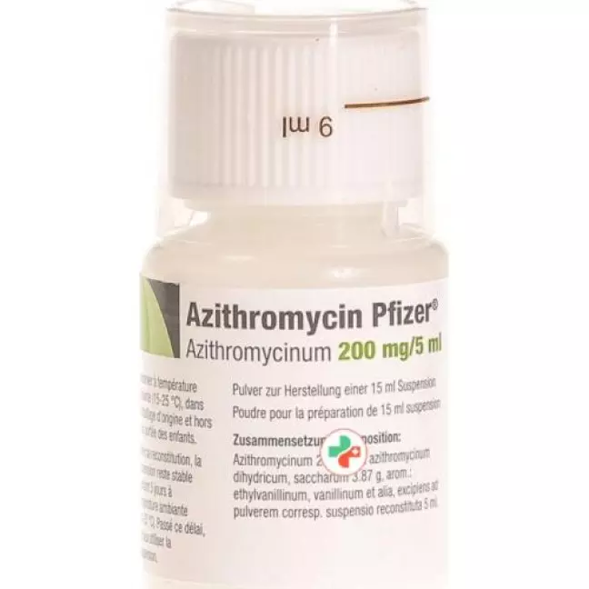Azithromycin Pfizer 200 mg/5 ml 15 ml Azithromycin Pfizer 200 mg/5 ml 15 ml