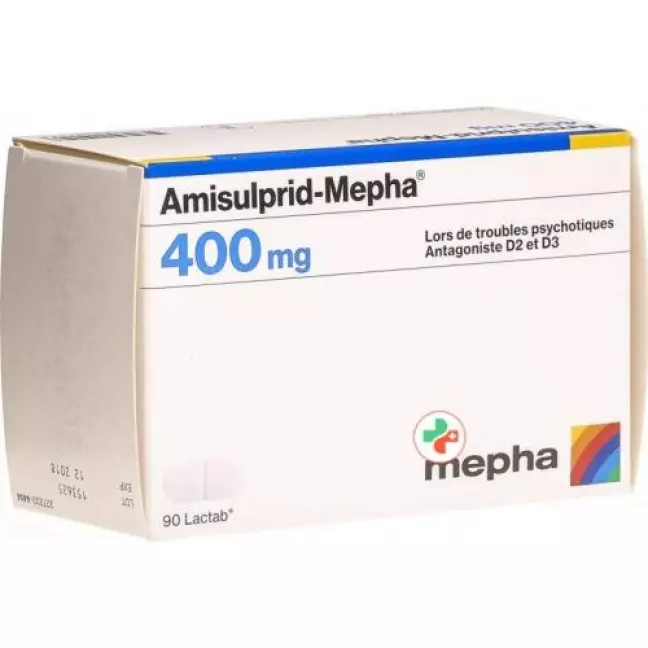 Амісульприд-Мефа Лактаб 400 мг 90 шт Амісульприд-Мефа Лактаб 400 мг 90 шт