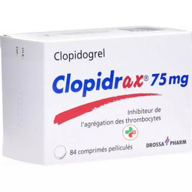 Clopidrax 75 mg 84 filmtablets Clopidrax 75 mg 84 filmtablets