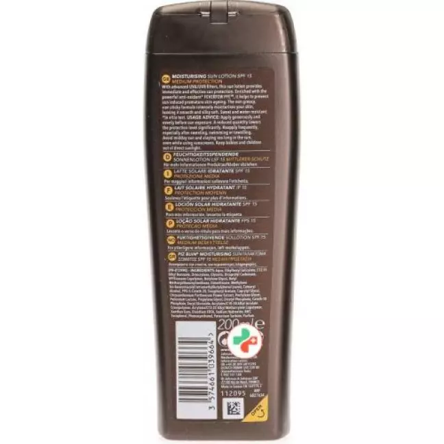 Piz Buin In Moisturising Sun лосьон Sf 15 200мл Piz Buin In Moisturising Sun лосьон Sf 15 200мл