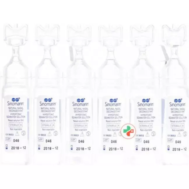 Triomer Lös Sinomarin hypertonic 18 Monodos 5 мл Triomer Lös Sinomarin hypertonic 18 Monodos 5 мл