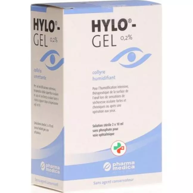 Hylo-Gel Gtt Opht 0,2% 2 х 10 мл