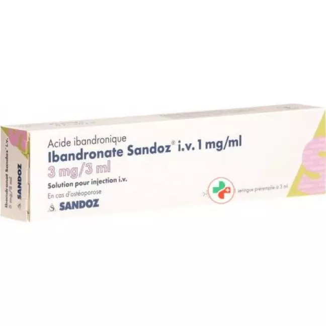 Ibandronat Sandoz Inj Lös 3 мг/3 мл внутрішньовенно Фертспрей 3 мл Ibandronat Sandoz Inj Lös 3 мг/3 мл внутрішньовенно Фертспрей 3 мл