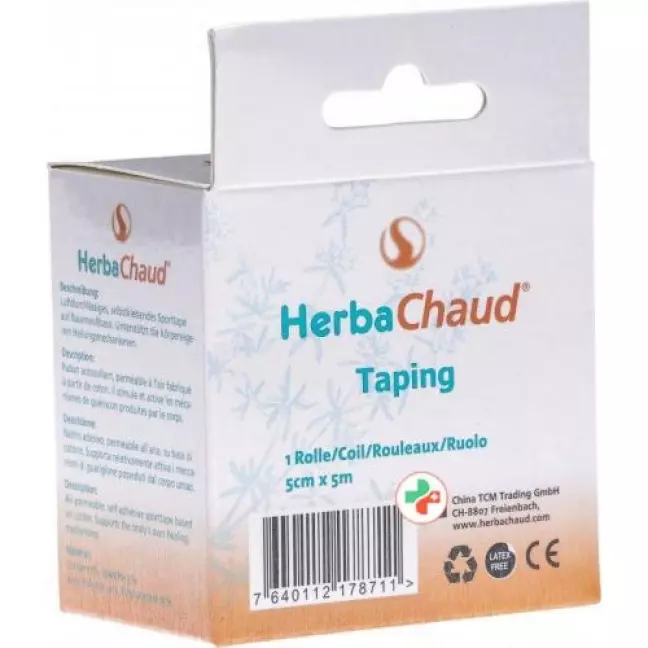 Herbachaud Tape 5смx5m Pink Herbachaud Tape 5смx5m Pink