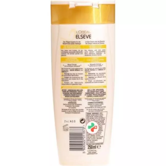 Шампунь Elseve Re-Nutrition 250 мл Шампунь Elseve Re-Nutrition 250 мл