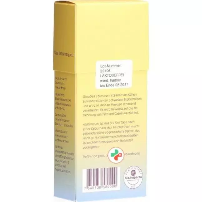 Quradea Kuh Colostrum Original у капсулах Bio пастилки 60 штук Quradea Kuh Colostrum Original у капсулах Bio пастилки 60 штук