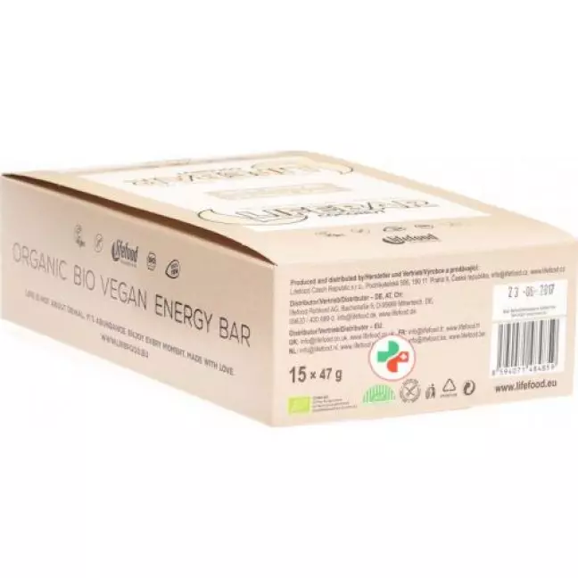 Lifefood Lifebar Coconut Glutenfrei 15x 47г Lifefood Lifebar Coconut Glutenfrei 15x 47г