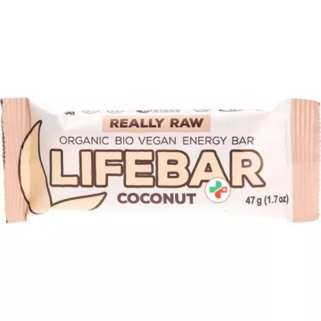 Lifefood Lifebar Coconut Glutenfrei 15x 47г Lifefood Lifebar Coconut Glutenfrei 15x 47г