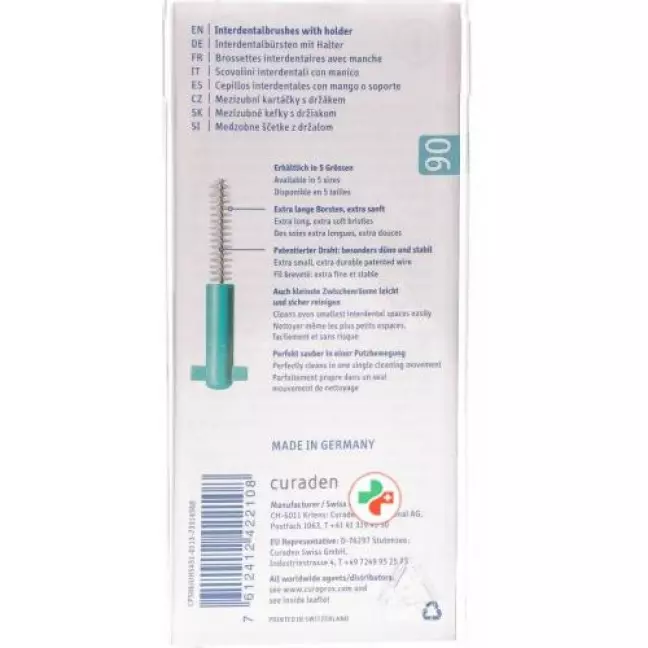 Curaprox CPS 06 prime start 5 міжзубних щіток +UHS 409&amp;47
