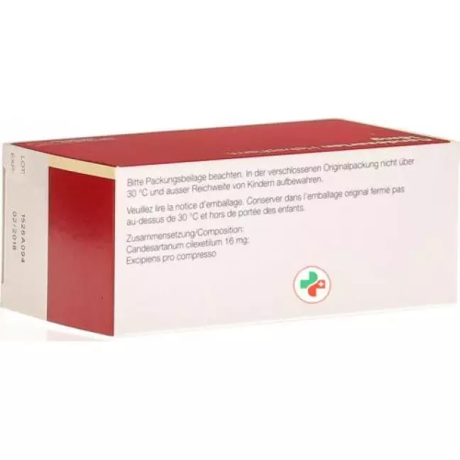 Candesartan Zentiva Tabl 16 мг 100 шт Candesartan Zentiva Tabl 16 мг 100 шт