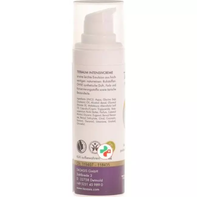 Taoasis Teebaum Intensiv-pflege-cr Airlesssp 30мл Taoasis Teebaum Intensiv-pflege-cr Airlesssp 30мл